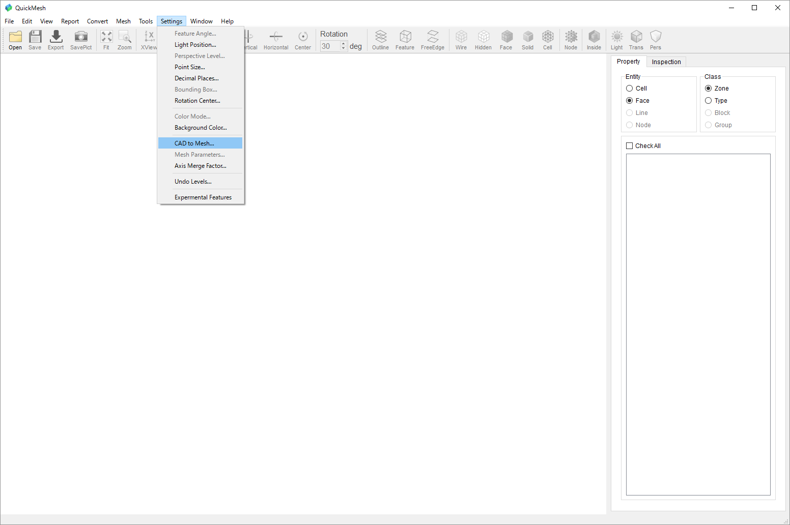 cad2mesh menue open.png